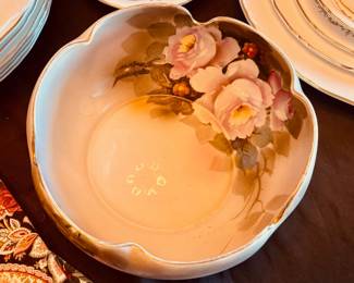 Noritake Floral Painted Candy/Nut Bowl