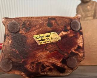 Fabbri Art Studio Of San Fransisco Chalk-ware Sculptures