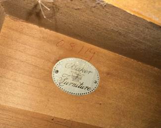 Baker Furniture Regency Style Walnut and Burlwood Inlaid Demilune Console Table