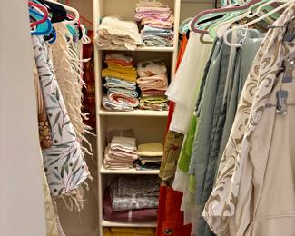 Table linens, curtains