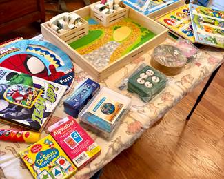Wooden puzzles and games