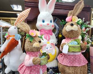 Easter blow mold and other decor