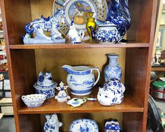 More blue/white decor