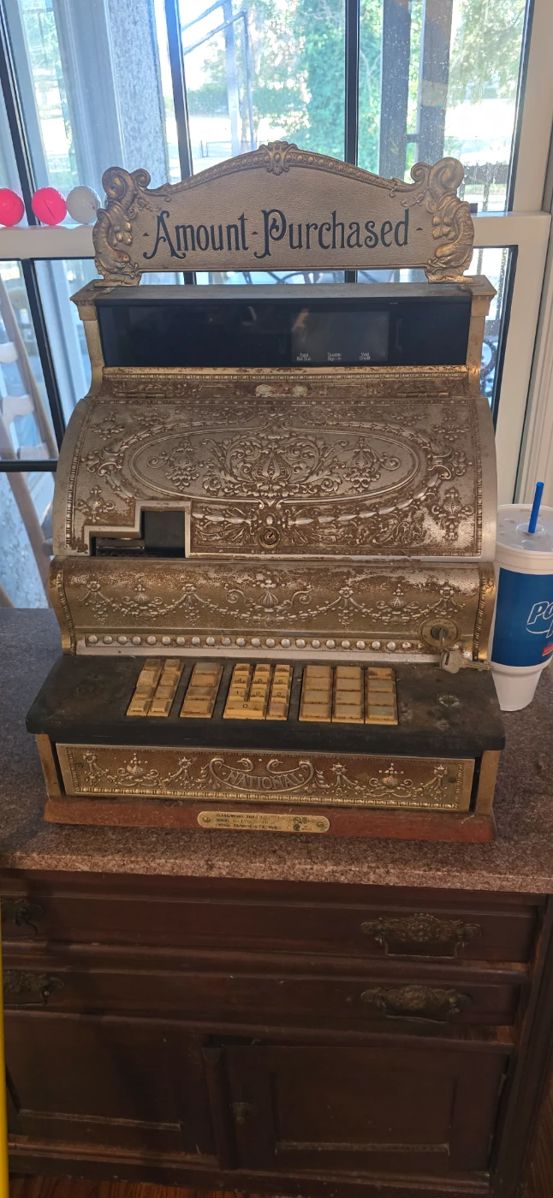 Old cash register