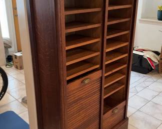 antique filing cabinet