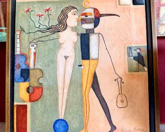 Heloisa Novaes; original oil on board.