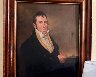 Charles Bird King (1785-1862) portrait of Captain Nicholas Hopkins. 