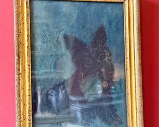 Signed painting of Scottie