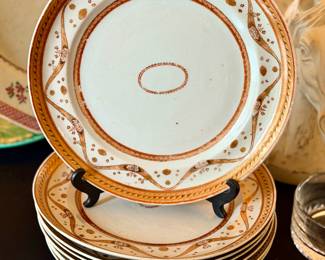 Chinese export dinner plates