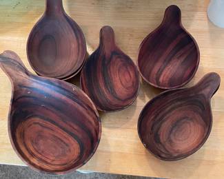 Mid -c Wooden serving set