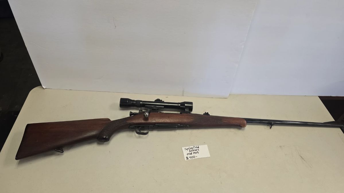 Springfield Armory. Model 1903 with scope.