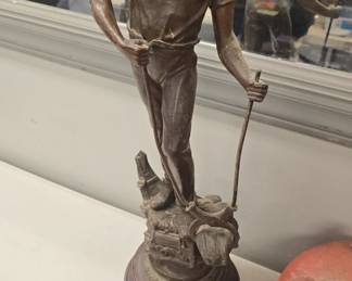 Bronze sculpture or lamp base ? 