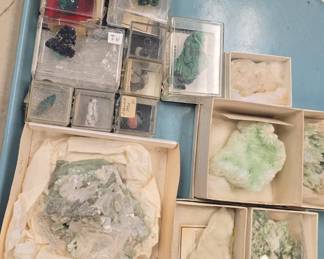 Awesome rock and mineral collection!! lots of different kinds. 