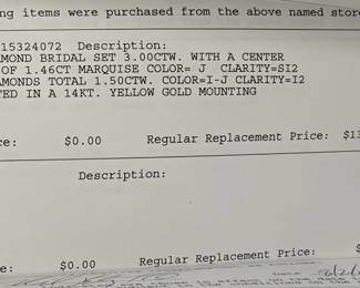 1.46 ct Marquise cut diamond Bridal Set with paperwork wedding band is removable shown in last pic and none of these pictures show how nice any of the diamonds are they just can't grab the sparkle 