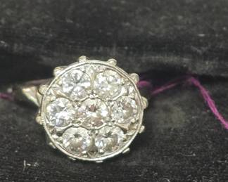 larger diamond ring in 14k gold 