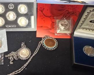 pennies, silver, and more 
