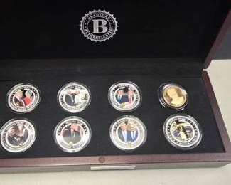 bradford exchange Donald J Trump tribute coin sets
