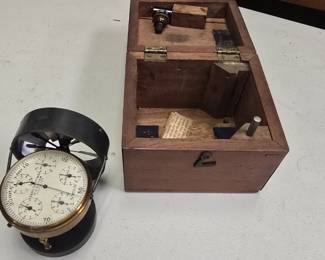 Vintage airplane anemometer 