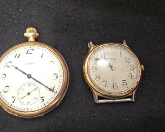 Elgin gold filled pocketwatch and more 