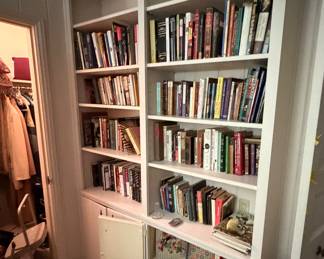 LOTS of books - history, travel,  coffee table, novels, textbooks 