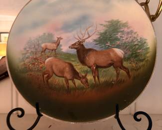 Vintage painted charger