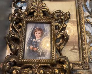 Vintage brass frames 