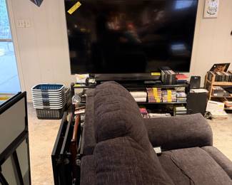 Sectional
And 75” TV