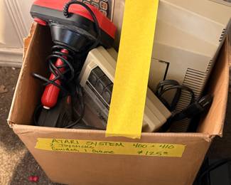 Vintage Atari 400 and 410, with joysticks (games sold separately)