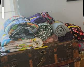 One of several cool shipping trunks 