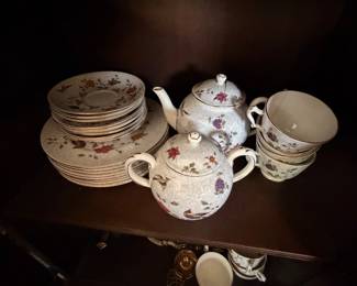 Crown Staffordshire tea set