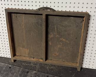 Vintage typeset tray
