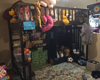 Full size play pen bed loft
No mattress, easy disassembly
$200 