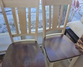 Pair of extra dining chairs $30 
Both