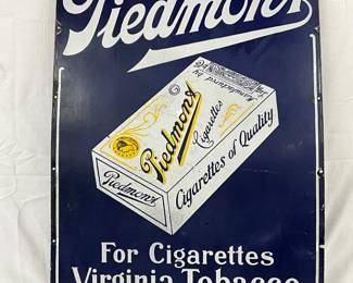 SSP Piedmont Cigarettes Sign, 30×46 Inches