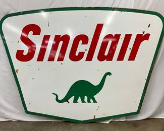 Sinclair DS Porc. Sign, 83in x 60in