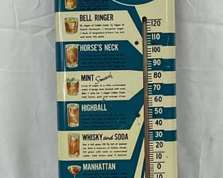 Cobbs Creek Blended Whisky Metal Thermometer, 8×38 Inches