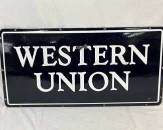 SSP Western Union Sign, 26in x 13in