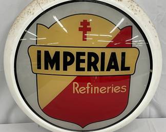 Imperial Refineries Gas Pump Globe with Plastic body, 16-Inch Diameter