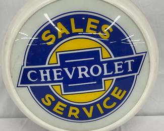 Chevrolet Sales and Service Globe with 16-Inch Plastic Body
