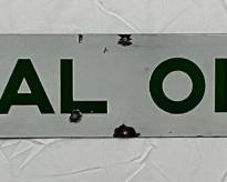 SSP ‘Continental Oil Company’ Sign by Veribrite, 108 x 9 Inches