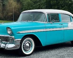 1956 Chevrolet Bel Air 4-door Sedan with Professional Restoration
