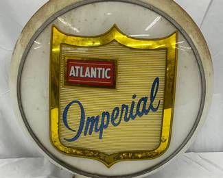 Atlantic Imperial Milk Glass Pump Globe, 16 inches