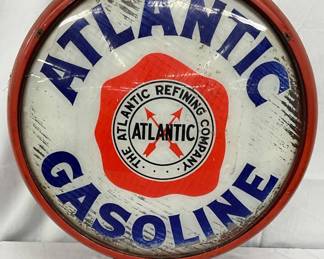 Atlantic Gasoline Globe with Metal Body, 20-Inch Diameter