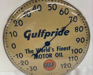 12in Gulfpride Thermometer by T.W. O’Connell & Co.