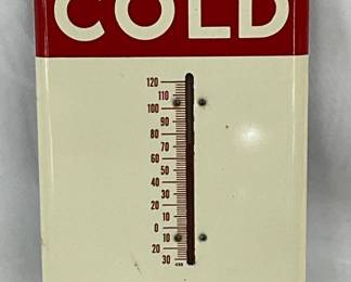 Dr Pepper Hot or Cold Thermometer, 6in x 16in