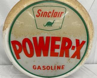 Sinclair Power-X Gasoline Plastic Body Globe with Dino, 13 inches