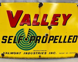 Valley Self Propelled Porc. Sign, 32×18, by Valmont Industries
