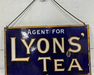 DSP Sign for ‘Lyons’ Tea’, 15in x 9in