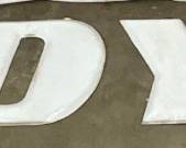Porc. Goodyear Sign Letters, 13ft Long, 20in Tall