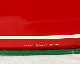 Marked “M-H Co. Phila. AFL 1159” at the bottom edge.